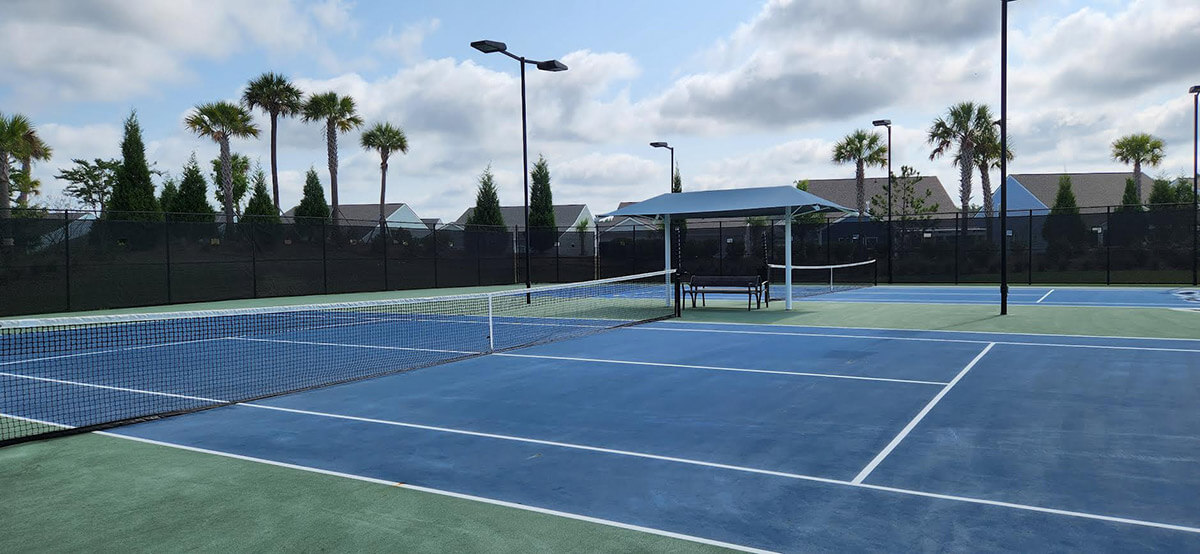 tennis courts at del webb nexton
